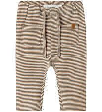 Lil' Atelier Trousers - NbmOhio - Turtledove/Sepia Tint