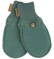 Mikk-Line Mittens - Wool - Conditioner Green