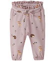 Name It Trousers - NbfOtia - Burnished Lilac w. Animals