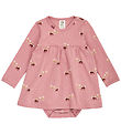 Müsli Body met Rok l/s - Kerstmis - Nostalgie Rose/Cabernet/Cond