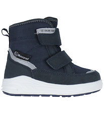 Color Kids Winter Boots - w. Velcro - Total Eclipse