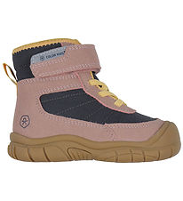 Color Kids Winter Boots - w. Velcro - Woodrose