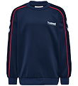 Hummel Blouse - hmlJR Performance - Interlock Crewneck - Blue