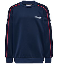 Hummel Blússa - hmlJR Performance - Samlæsingarpeysa með hálsmál