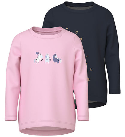 Name It Blouses - NmfVix - 2-Pack - Sweet Dreams/Navy Blazer/Sta