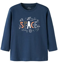 Name It Blouse - NmmVictor - Insignia Blue/Space