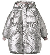 Wheat Puffer Jacket - Luna - Silver Flower Meadow