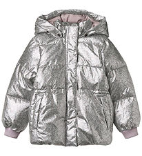 Wheat Puffer Jacket - Eli - Silver Flower Meadow