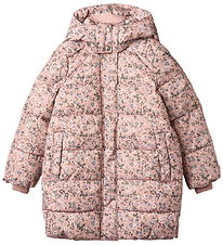 Wheat Puffer Jacket - Yrsa - Rose Powder Flowers