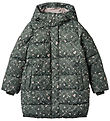 Wheat Puffer Jacket - Yrsa - Forest Lake Checked Flowers