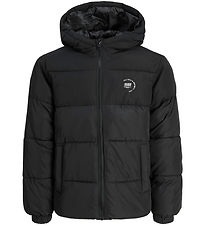 Jack & Jones Fóðraður jakki - JjMaze - Black/White Lógó