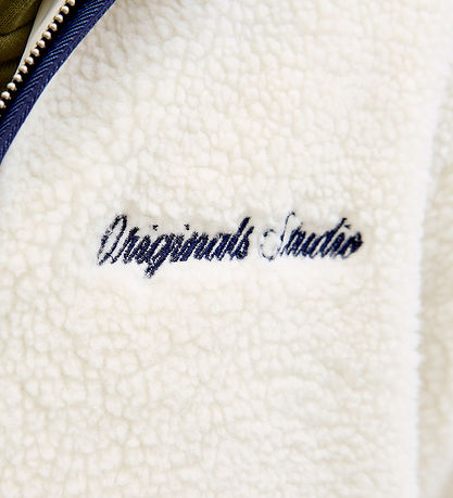 Jack & Jones Fleece Jacket - Teddy - JorNorrebro - Cloud Dancer/