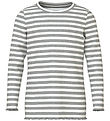 Blouse Name It - Rib - NmfVemma - Grey Melange/Cloud Danseur
