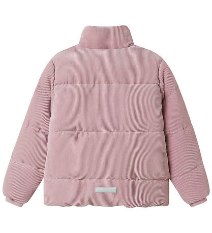 Name It Puffer Jacket - Corduroy - NkfMelina - Mauve Shadows