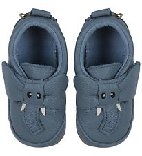 Melton Soft Sole Leather Shoes - Elephant - Blue Mirage