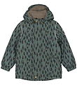 Mikk-Line Winter Coat - Recycled - Conditioner Green w. Print