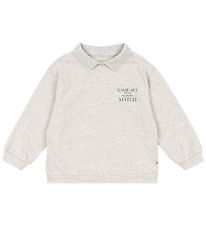 Konges Sløjd Polo shirt - Spotty - Off White Melange