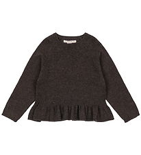 Konges Sløjd Blouse - Knitted - Cathy - Brown Melange