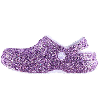 Crocs Sandals w. Lining - Classic+ Lined Chunky Glitter - Purple