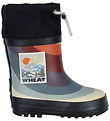 Wheat Thermo Boots - Rainbow Waves