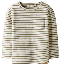 Lil' Atelier Blouse - Knitted - NmmThoro - Turtledove/Sepia Tint