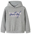 Nennen Sie es Kapuzenpullover - NkfOfina - Grey Melange