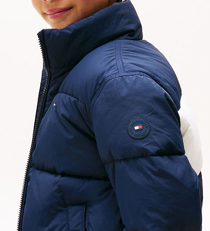 Tommy Hilfiger Puffer Jacket - Dark Night Navy w. Logo