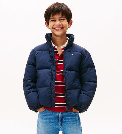 Tommy Hilfiger Puffer Jacket - Dark Night Navy w. Logo