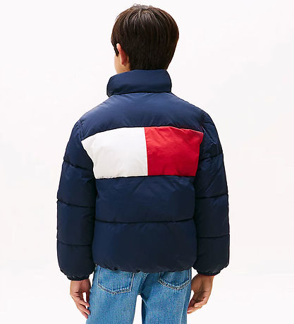 Tommy Hilfiger Puffer Jacket - Dark Night Navy w. Logo
