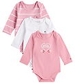 Tommy Hilfiger Gift Box - Bodysuits l/s - 3-Pack - Mystic Pink