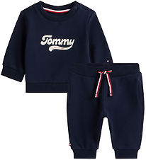 Tommy Hilfiger Sweat Set - Graphic - Dark Night Blue w. White