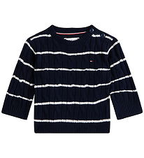 Tommy Hilfiger Blouse - Knitted - Dark Night Navy Stripes