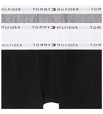 Tommy Hilfiger Boxers - 3-Pack - White/Black/Grey Melange
