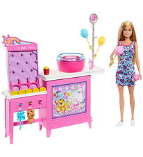 Barbie Doll - 30 cm - Mysteries Cotton Candy & Games Playset