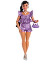 Barbie Doll - 30 cm - Deluxe Style Purple Shorts Indian