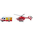 Siku Ambulance and Helicopter - Mercedes-Benz Rescue & Helicopte