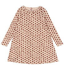Konges Sløjd Dress - Rib - Nia - Ruby Rose w. Pointelle