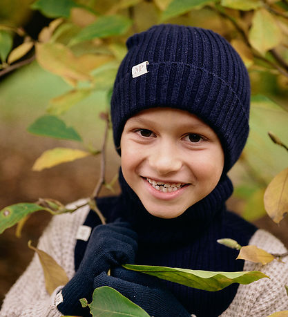 MP Beanie - Wool/Cotton - Uppsala - Peacoat Blue