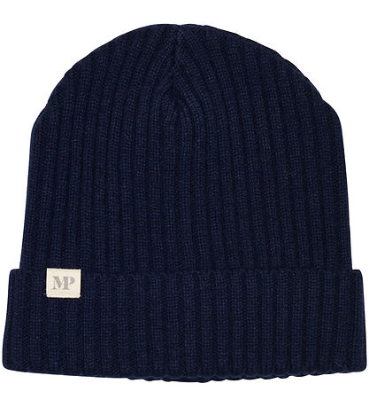 MP Beanie - Wool/Cotton - Uppsala - Peacoat Blue
