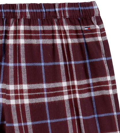 Tommy Hilfiger Hosen - Tartan Reiker Burgundy
