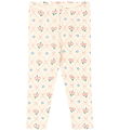 Konges Sløjd Leggings - Rib - Minnie - Fleur Skreytingar M. Myns
