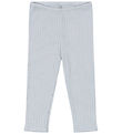 Konges Sløjd Leggings - Rib - Minnie - Gray Dawn w. Pointelle