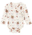 Konges Sløjd Bodysuit l/s - Rib - Minnie - Puppy w. Pointelle