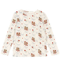 Konges Sløjd Blouse - Rib - Minnie - Puppy w. Pointelle