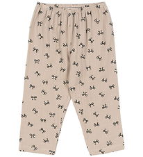 Konges Sløjd Trousers - Muslin - Coco - Bow Magnet