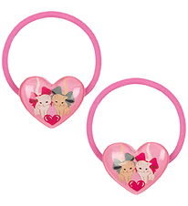 Konges Sløjd Elastic Hair Bands - 2-Pack - Vilma - Bow Kitty