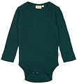 Petit Piao Bodysuit l/s - Rib - Modal - Dark Sea