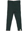 Petit Piao Leggings - Rib - Modal - Dark Sea/Coffee Bean
