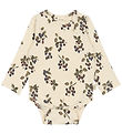 Petit Piao Bodysuit l/s - Black Berry
