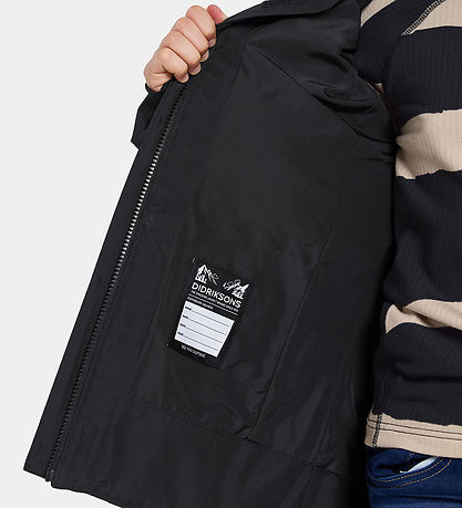 Didriksons Puffer Jacket - Silkate - Black